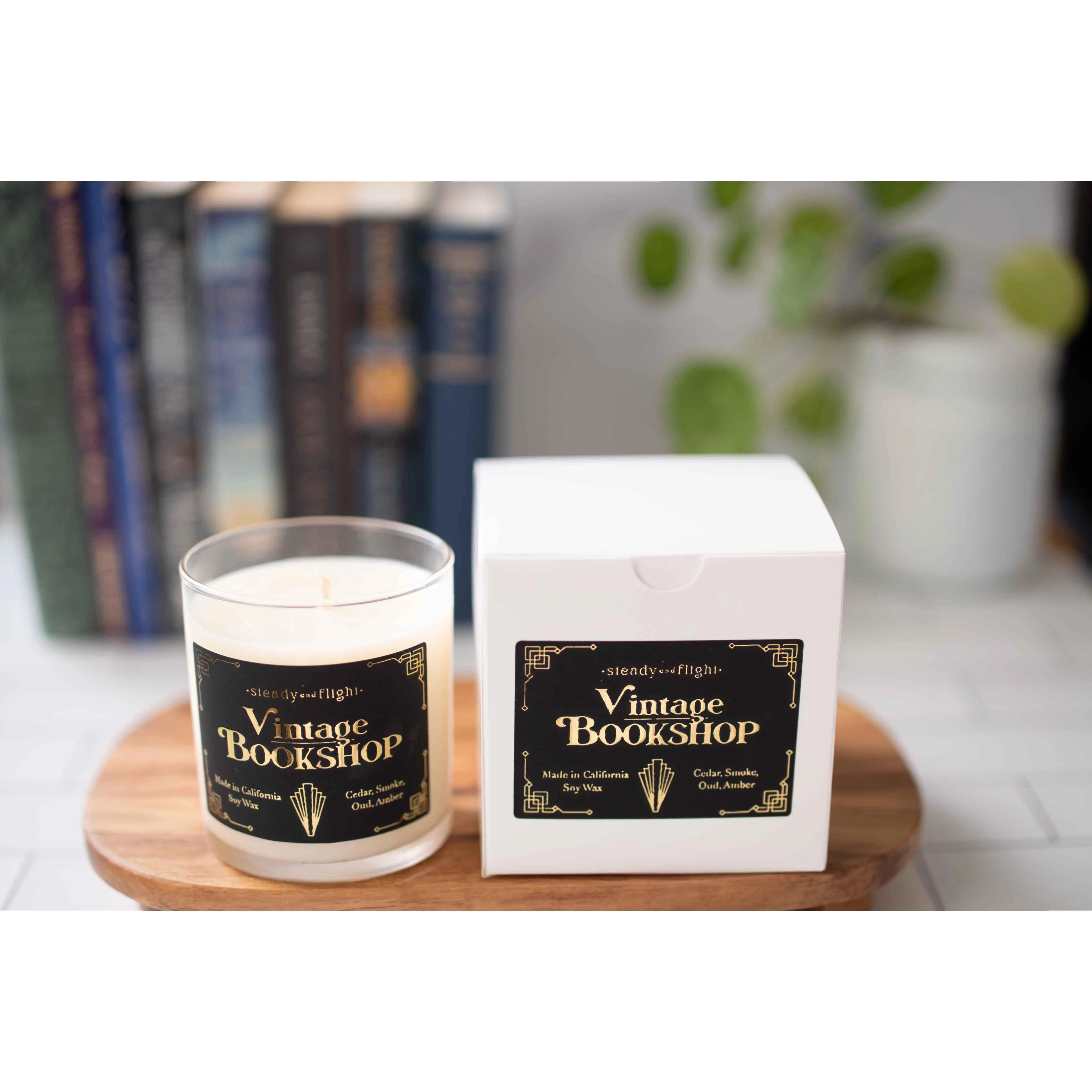 Vintage Bookshop Candle