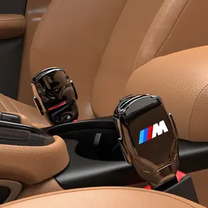 Car Safety Belt Extension Device Extension Fixed Buckle Shockproof Plug Lock Buckle For BMW M Emblem E46 E36 E34 F10 E90 F30 E60 F30 E53 E30 E92 E87