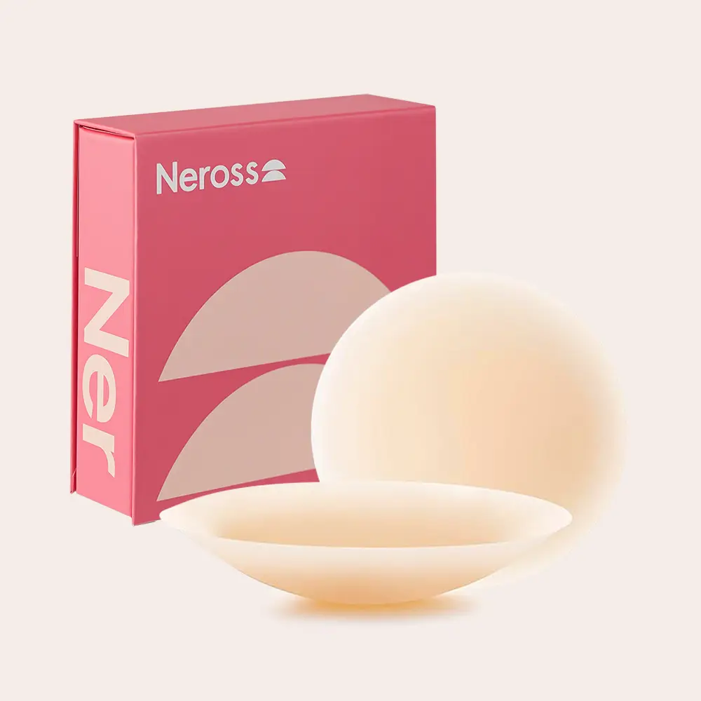 [Nerosso] Sticky Adhesive Silicone Covers, Seamless,Invisible, Soft Ultra Thin, Bra FreeLingerie Accessories-Womenswear Lady Underwear Comfort.