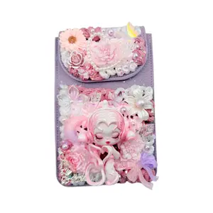 Textured Litchi Leather Phone Coin Wallet – Kosbling DIY Blind Bag