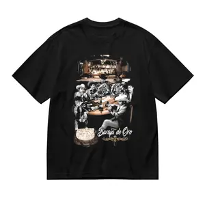 Baraja de Oro Corrido Soft Cotton T-Shirt - Cowboy Heart Mexican Norteño Music Tee, Menswear Cargo Regional Mexican Graphic Casual Sports Top for Fans