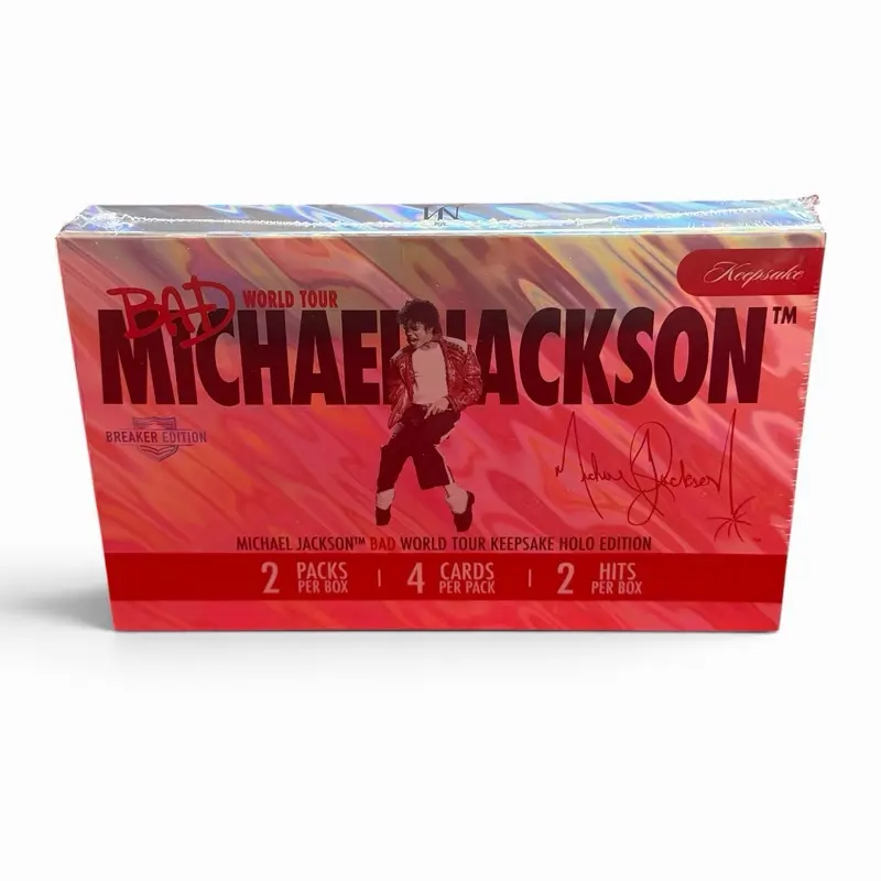 Michael Jackson Bad World Tour Keepsake Holo Breaker Box