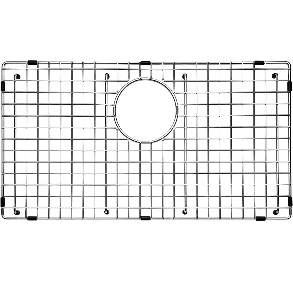 27.01-in x 13.94-in Rear Drain Heavy-Duty  Stainless Steel  Sink Protector SVH2714R