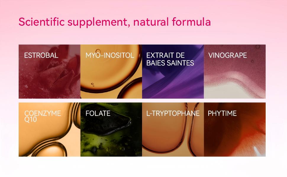LAIFE Ovarian Health Support Supplement – Hormone Balance for Women, Regular Cycle & Mood Support, 40:1 Myo-Inositol Blend with Folate & Antioxidants – 60 Capsules, 30 Servings