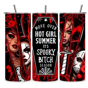 Move over hot girl summer it’s spooky b**** season 20oz tumbler