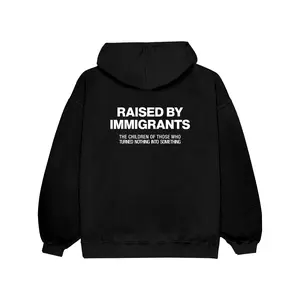 Raised By Immigrants Hoodie, Dreamer Hoodie, Proud Daughter, Hispanic Heritage, Mexican Culture Statement Piece, Comfort Cotton