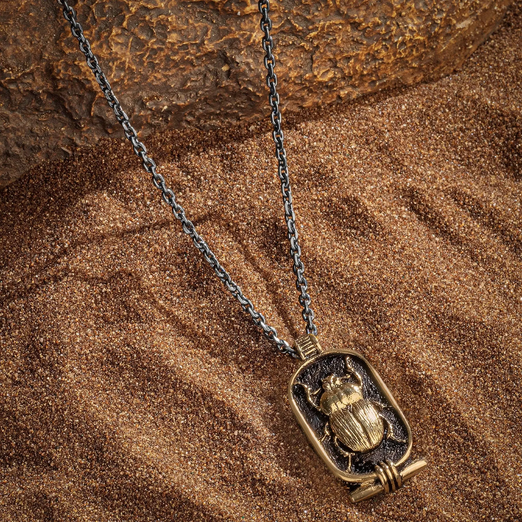 Divine Creation - Scarab Pendant Necklace