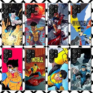 Cool I-Invincible Phone Case for Samsung Galaxy S26 S25 Edge S24 S23 Ultra S22 Plus S21 FE For iphone 17 16 15 14 13 12 11 17Air Plus Pro Promax Soft Cover Print Fundas Galaxy