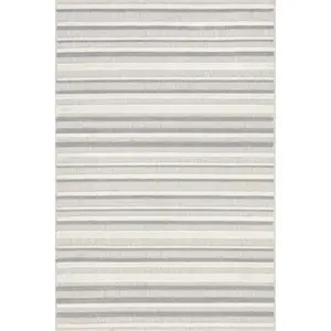 Kerensa Striped Machine Washable Area Rug