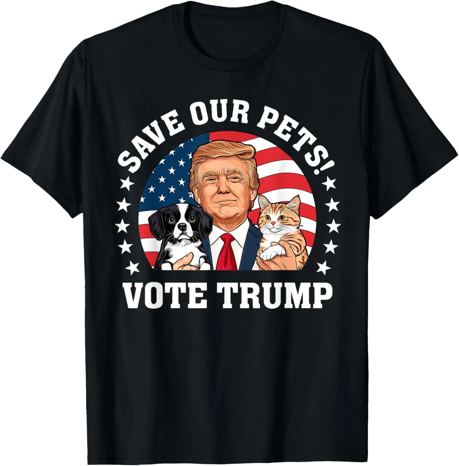 Save Our Pets Vote Trump Election 2024 T-shirt For Election | Comfortable & Stylish