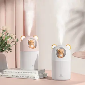 Cute Cub Bear Portable Humidifier With LED, and Type C for office, home, car and travel