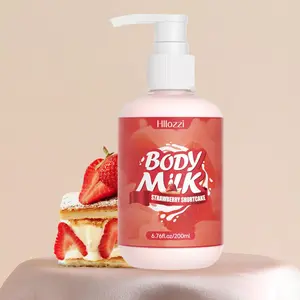 Strawberry Cake Scented Body Lotion, Moisturizing Lotion, Nourishing Moisturizer for Soft Skin, Delicious Scent for Daily Hydration, Skincare