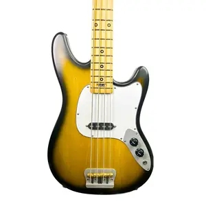 Woodcraft electric guitars AmpMaster 4 Bass short scale 30" Dark Brown Burst