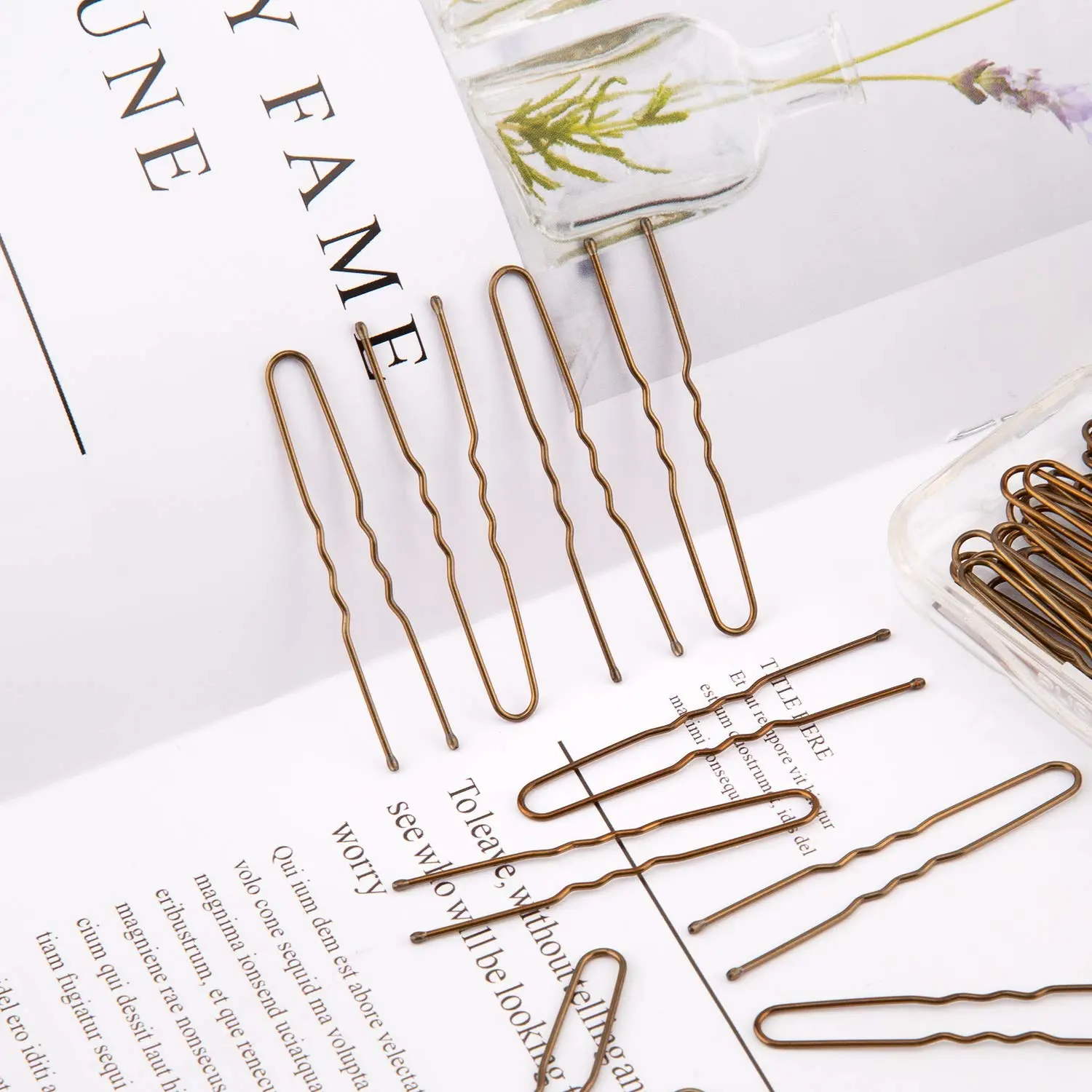 【NOT FOR SALE】1PCS Random Colors Hair Pins - Hair Clips for Women Girls and Hair Salon Hairpins
