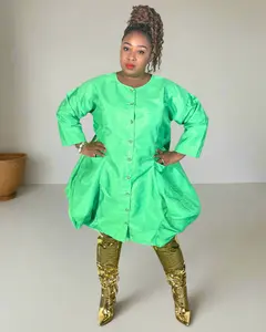 Balloon Dress / Green