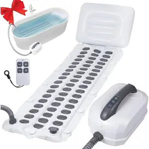 Upgraded 2.0 Bathtub ,Bubble Bath Mat-Portable Bathtub  Mat - Electric Bubble Massage Mat with Remote Control, Simplicity of Operator,Help You Relax Both Physically and Mentally