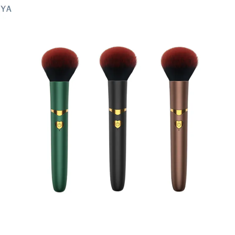 [MP]2 In 1 Electric Foundation Brush Vibration Makeup Brush Multi-Function Soft Fluffy Portable Rechargeable Detail Makeup Tools
