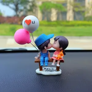 Cute Couples Ornaments for Car Interior Decoration