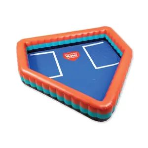 Backyard Water Baseball Inflatable Pool - Hit The Ball, Run The Bases, Slide Home With A SPLASH!