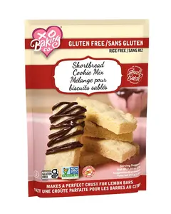 XO Baking Co. Gluten Free Shortbread Cookie Mix - Rice Free, Versatile Dough for Cookies & Lemon Bars - 7.39 oz
