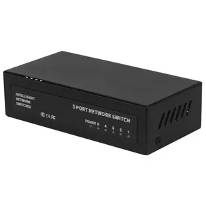 Standard POE power supply switch, network monitoring 5-port splitter device, 100Mbps POE switch 52V is on sale