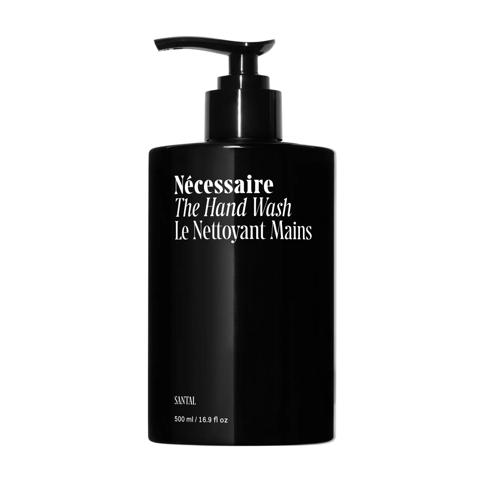 Nécessaire The Hand Wash Santal — Warm Woodsy Vitamin + Mineral Nourishing Liquid Gel Cleanser for Women + Men — Non-Drying Daily Hand Soap for Sensitive Skin. 500ml/16.9 fl oz