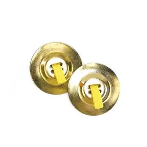 Metal Finger Cymbals - Castanets - Gold - Costume Accessories - Make Music
