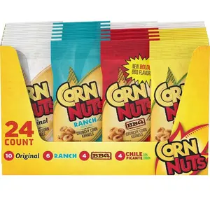 Corn Nuts Crunchy Corn Snacks Variety Pack 1.7 oz 24 pk Original Ranch BBQ Chile Picante Flavors
