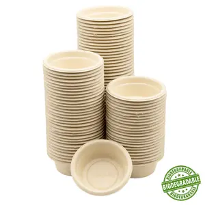 Large Biodegradable Gecko Feeding Cups - 1.5 oz Paper Gecko Feeding Cups