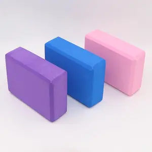 Exerz Yoga Blocks 2 Pack, Gym Blocks for Exercise Workout, Fitness Bricks, Pilates Stretch Handstand Non-Slip, Ideal for Home Workouts