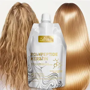 2-in-1 Polypeptide Keratin Hair Mask Deeply Repairs Dry, Permed & Dyed Damaged Hair Strands, Deep Hydrating Anti-Frizz Conditioner, Lightweight Non-Greasy Formula Boosts Natural Shine, Leaves Silky Smooth Radiant Manageable Locks For All Hair Types