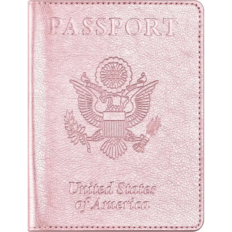 Passport and Vaccine Card Holder Combo, Passport Cover with Vaccine Card Slot, Wallet, Passport Case Holder for Women and Men