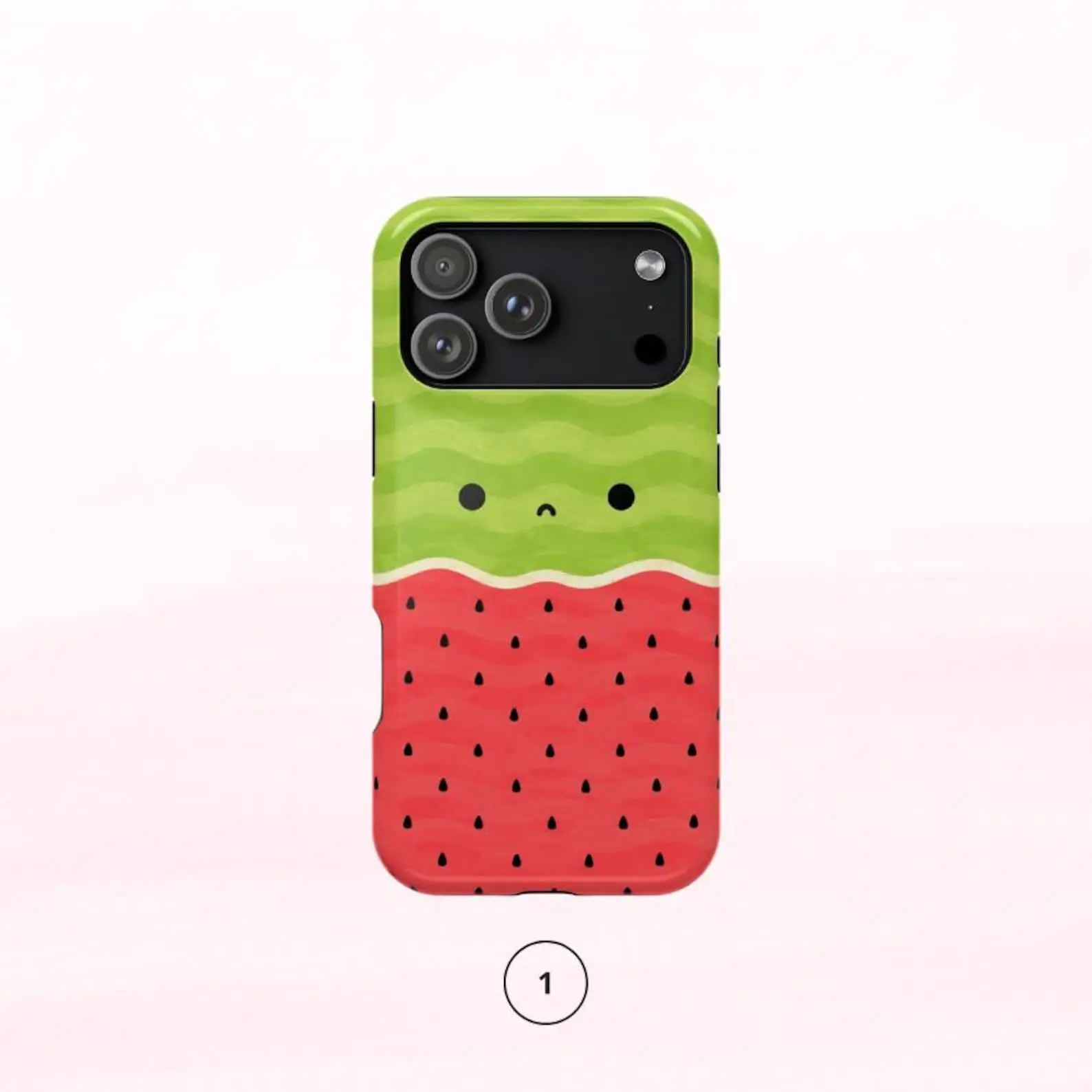 Watermelon Phone Case Summer, Watermelon Phone Case, Cute Watermelon Fruity Cover Compatible With iPhone 11-17