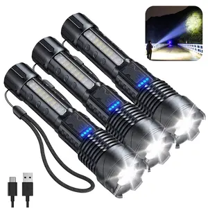 Rechargeable LED Flashlights - High Lumen Super Bright with 7 Modes, Waterproof | for Camping, Outdoor & Home Use Emergency