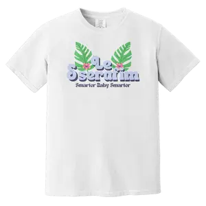 LE SSERAFIM SMART Graphic Fearnot Fearnada SMARTER BABY SMARTER K-POP Source Music Unisex 100% Premium Cotton T-Shirt White BLUE LIMITED EDITION Tropical Classic Tshirt