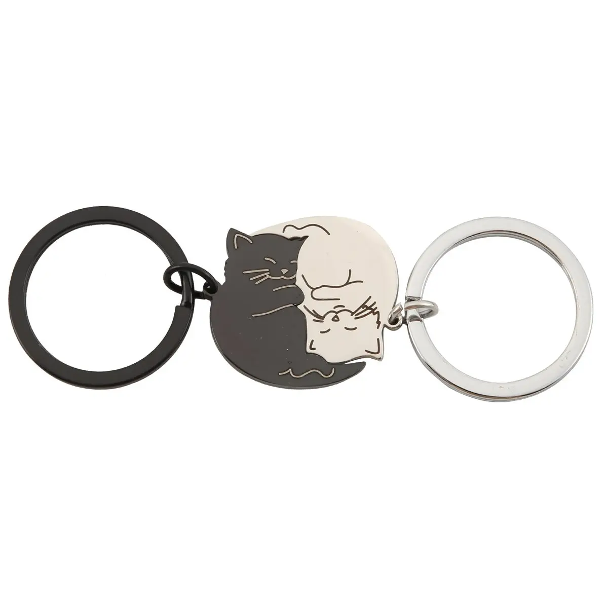 Couple Gift Keychain Cute Valentine'S Day Gifts for ,Her,Cat Lover,Best Friend Husband Wife,Gift Birthday New Yea