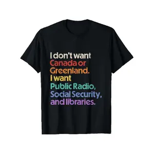 Men's & Women's Protect Public Broadcasting Social Security Libraries T-Shirt - S-XXXL CBC Radio Canada Inspired Advocacy Tee with Canadian Slogan Casual Fit Short Sleeve Shirt Fo Same Style for