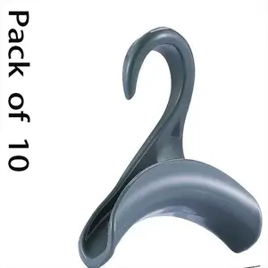 10 Pack Closet Bag Hooks Handbag Carry Purse Hook Tie Scarf Arch Hook Bedroom Storage Multi-Purpose Organization Tool