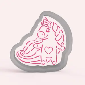 Unicorn with Heart Cutter