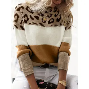 NewChoice For Autumn And Winter Knitting Knitwear Womenswear Collar Fabric Crochet Elastic Tops Comfort Crewneck Pleated Scooped Neck Casual Blouse