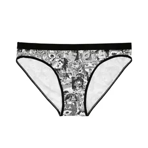 Anime Collage Women's Underwear (AOP) Fabric Fit