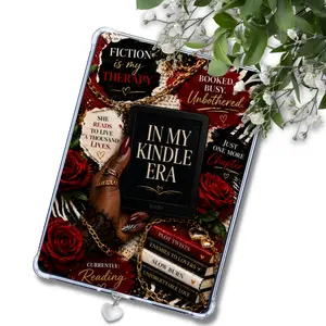 Lacy & Animal Print Kindle Era Black Girl Insert: Kindle or eReader Decor for Book Lovers Digital Device
