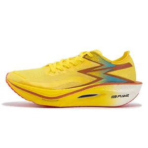 361° Feiran 3 SpongeBob Marathon Running Shoes with Full Carbon Plate for Men and Women Trending Shoes, House White Official Shoes to Get / Maison Mihara Verifiable, with credentials and supporting global authentication