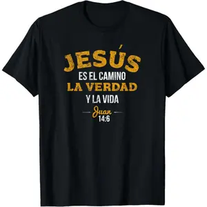 100% Cotton Unisex Jesus Shirt in Spanish | Christian Spanish Shirt T-Shirt111