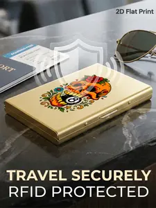 Unisex RFID Blocking Metal Card Holder, Side Open Design, Ultra-Thin Matte Card Case, Secure Storage, Fashion Accessory, Credit Card Wallet