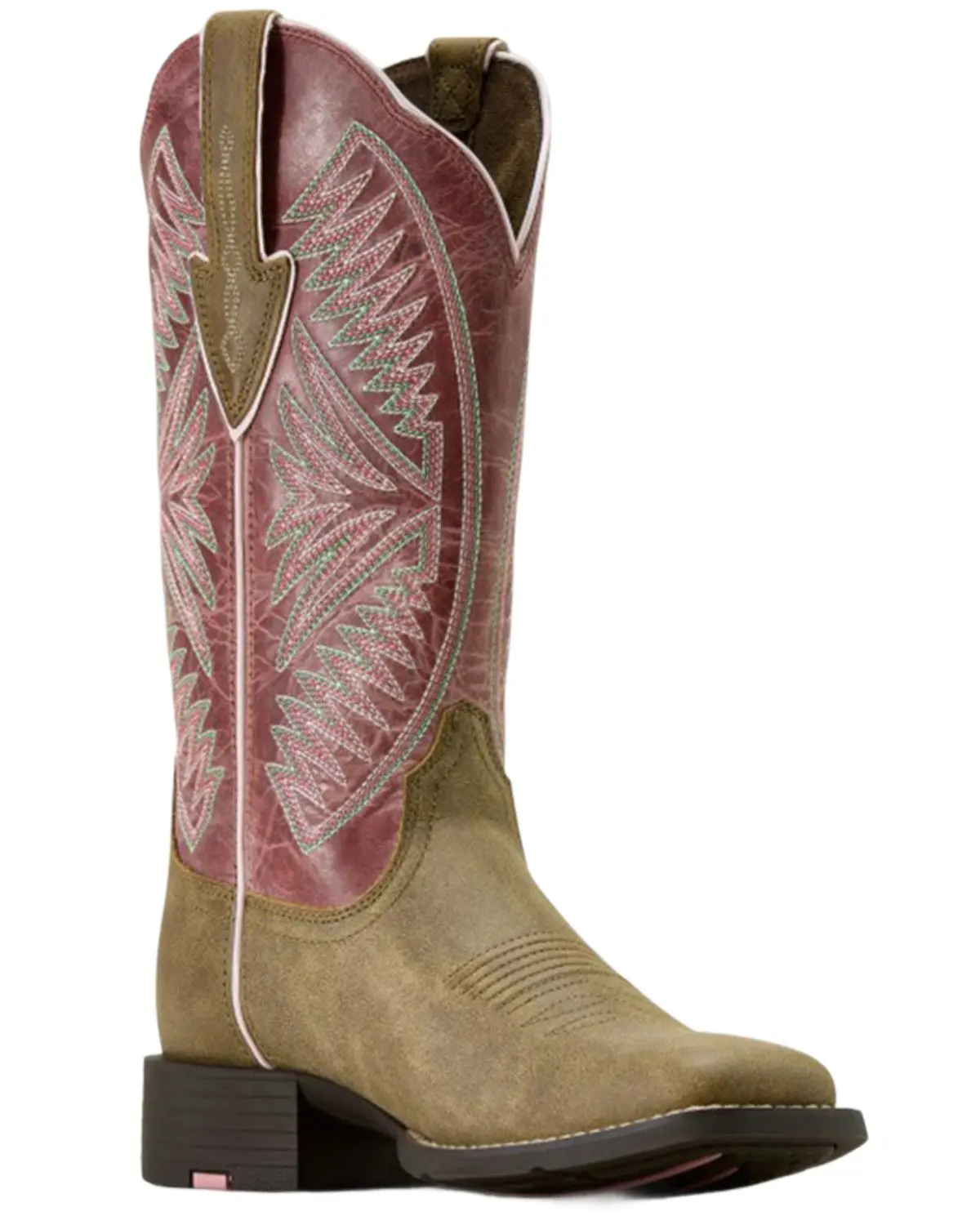 Ariat Women's Women'S Round Up Ruidoso Performance Western Boot Broad - 10074331