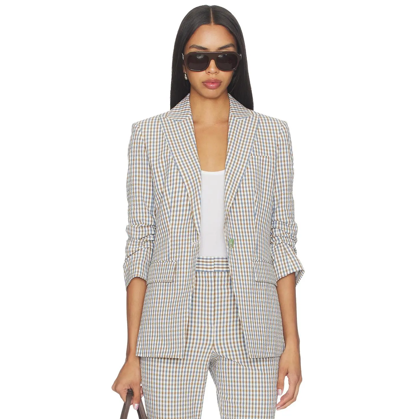 Veronica Beard Clayton Dickey Jacket in Acorn Multi Veronica Beard Clayton Dickey Jacket in Acorn Multi