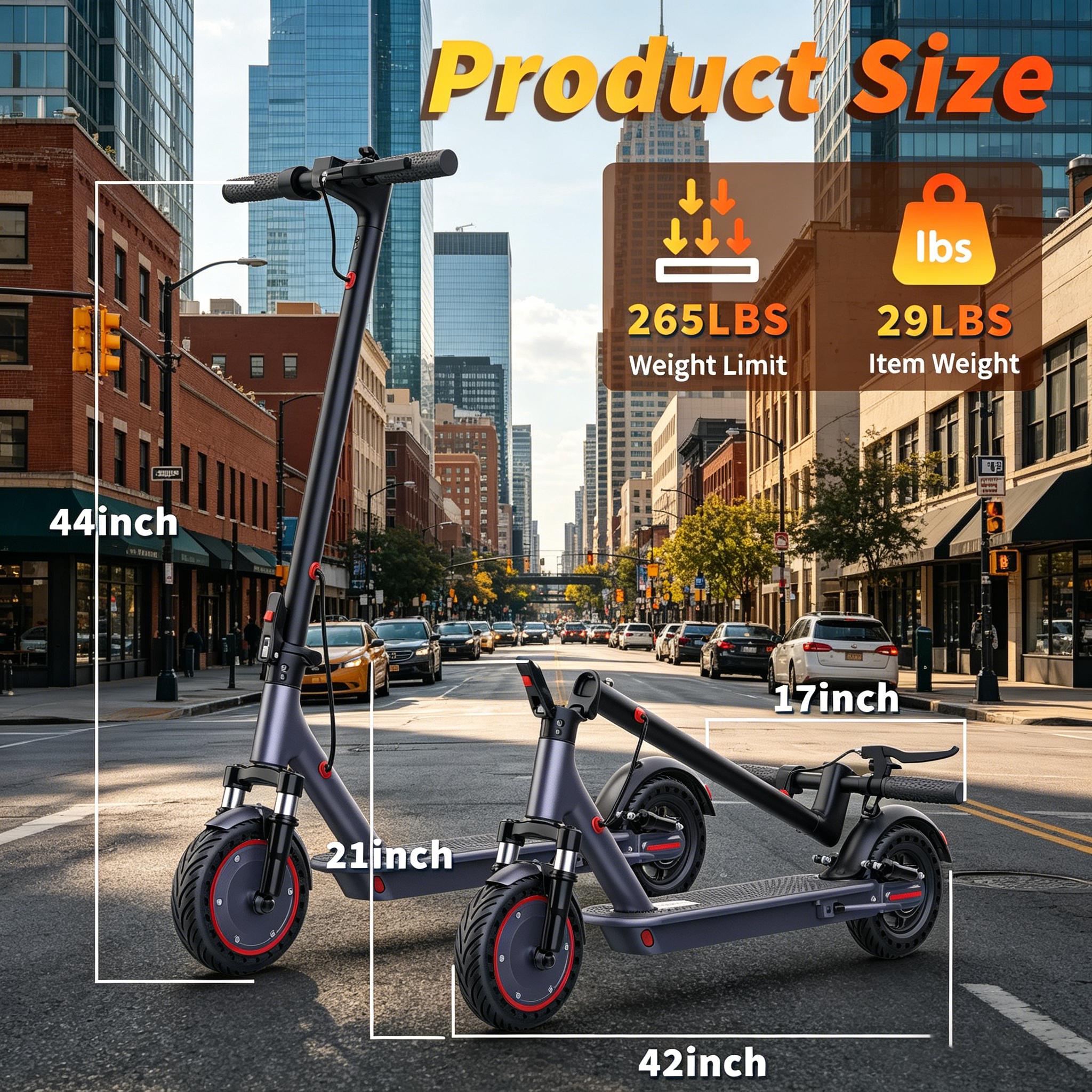 A2026 Upgraded Folding Electric Scooter for Adults & Kids | 8.5"/10"/14" Tires | 16-22 Mph Top Speed | 12-50 Miles Long Range | Dual Braking & Suspension | App Control | With Seat & Storage Bag A2026 Upgraded Folding Electric Scooter for Adults & Kids | 8.5"/10"/14" Tires | 16-22 Mph Top Speed | 12-50 Miles Long Range | Dual Braking & Suspension | App Control | With Seat & Storage Bag