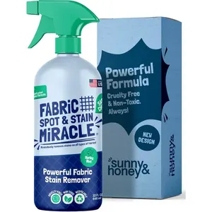 Upholstery Cleaner for Furniture - Carpet Stain Remover Spray - 32 Oz, Mint Scent - Pet   Safe Fabric Cleaner