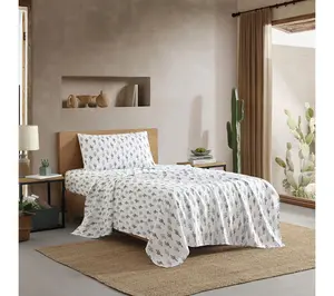 Wrangler Cacti Green Queen Microfiber Sheet Set